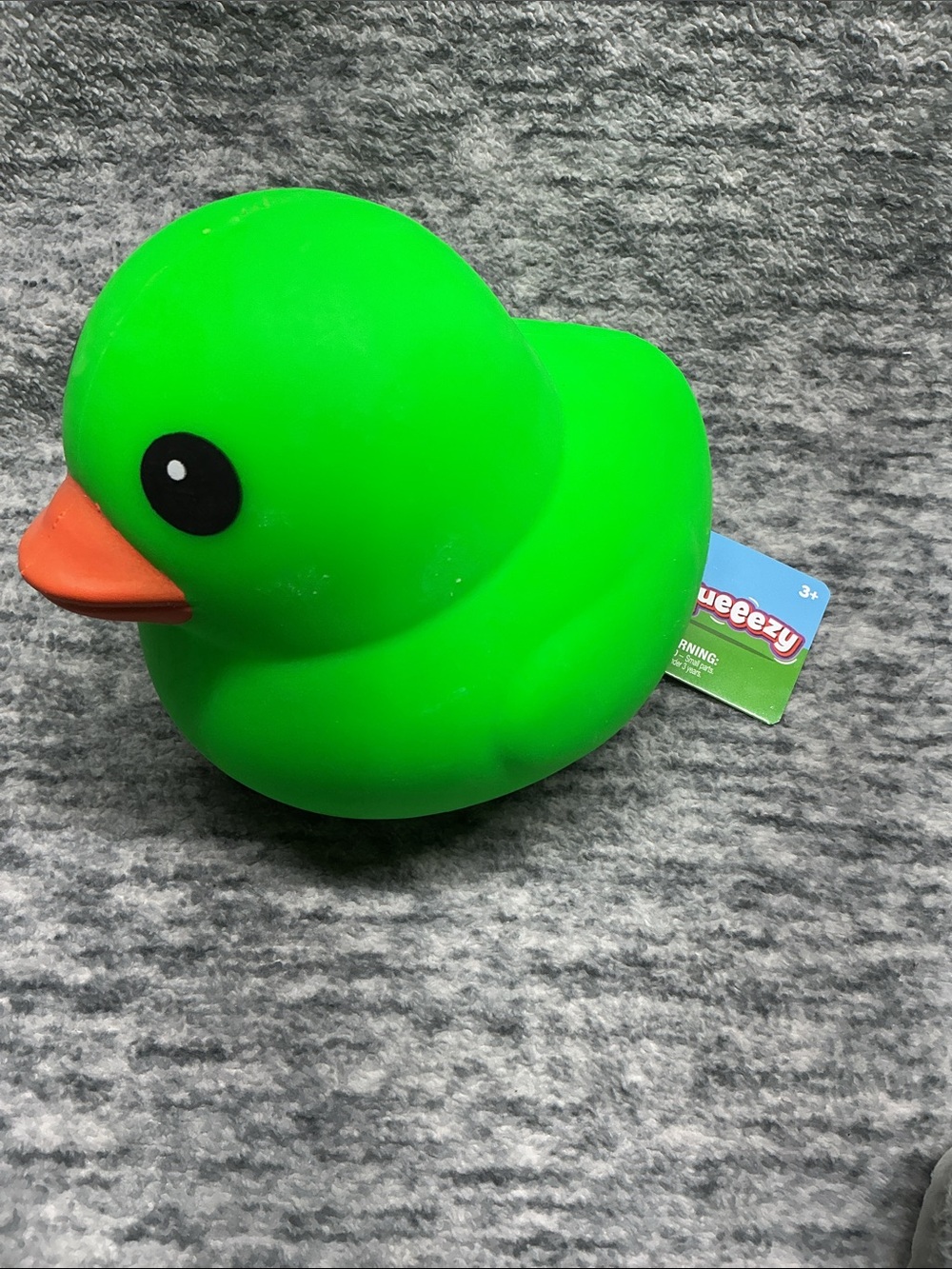 Jumbo Green Squishy Duck NWT-Toymendous sweeeezy